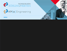 Tablet Screenshot of kuehling-merten.de